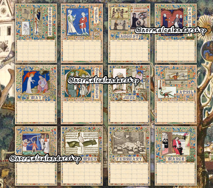 Ye Olde Phallic Portraits 2025 Calendar