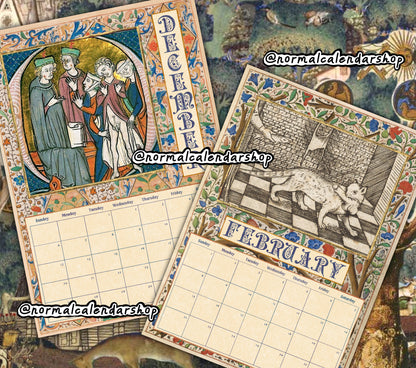 Ye Olde Phallic Portraits 2025 Calendar