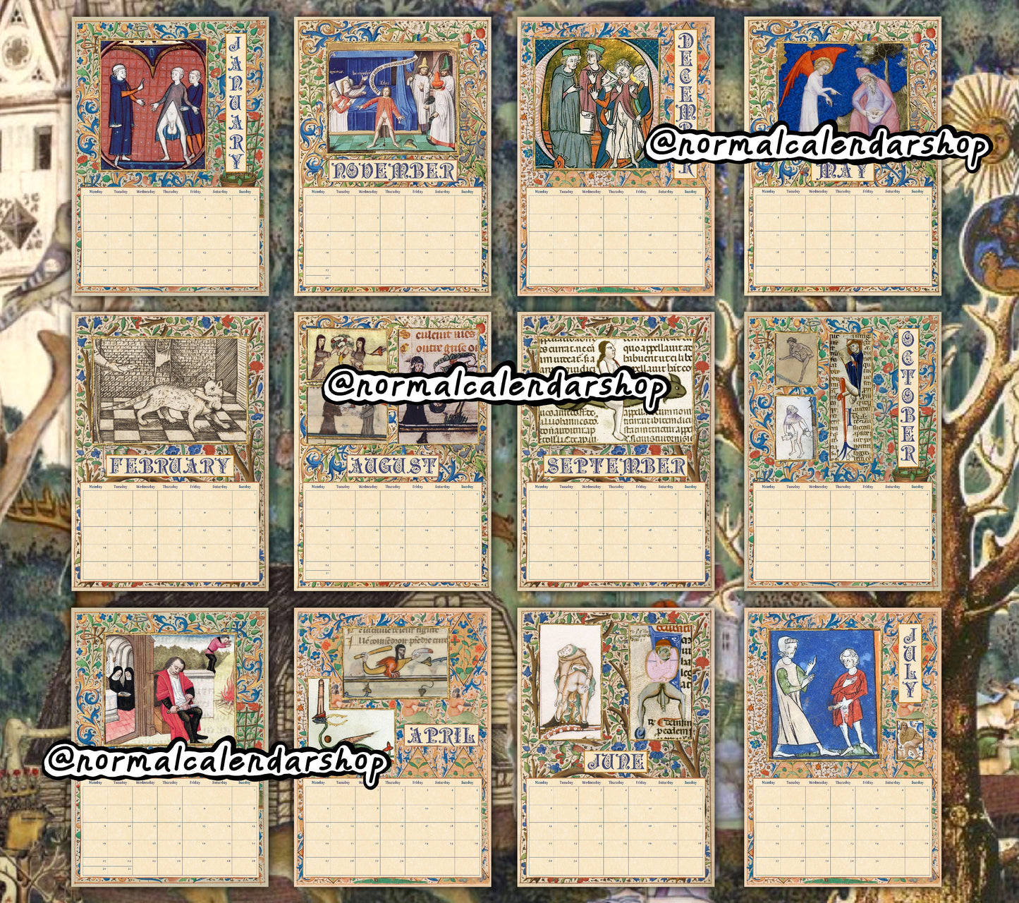 Ye Olde Phallic Portraits 2026 Calendar