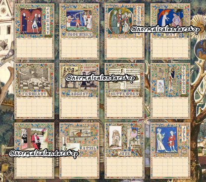 Ye Olde Phallic Portraits 2026 Calendar