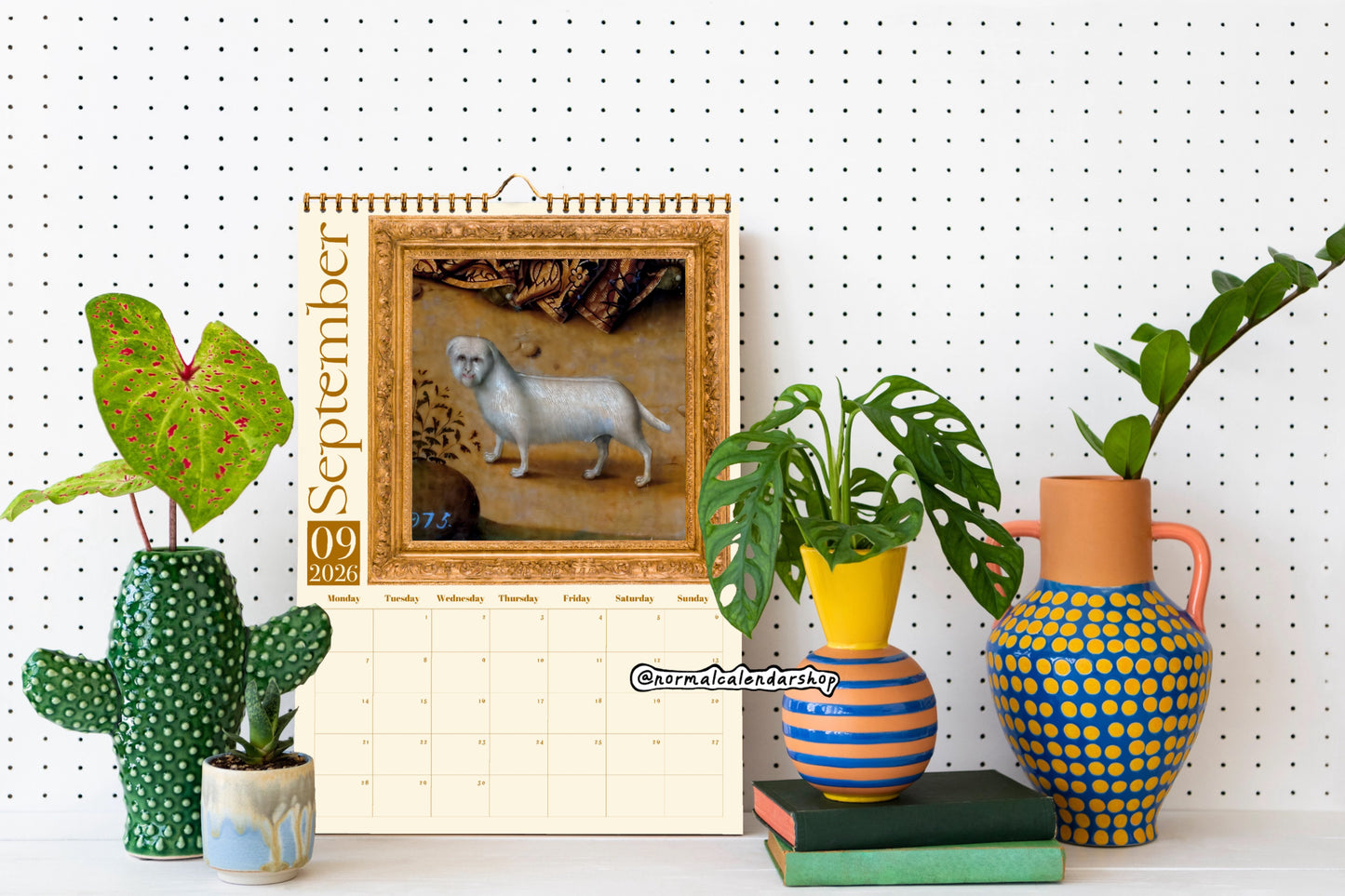 Weird Renaissance Dogs 2026 Calendar