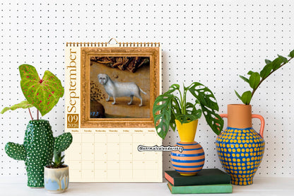 Weird Renaissance Dogs 2026 Calendar
