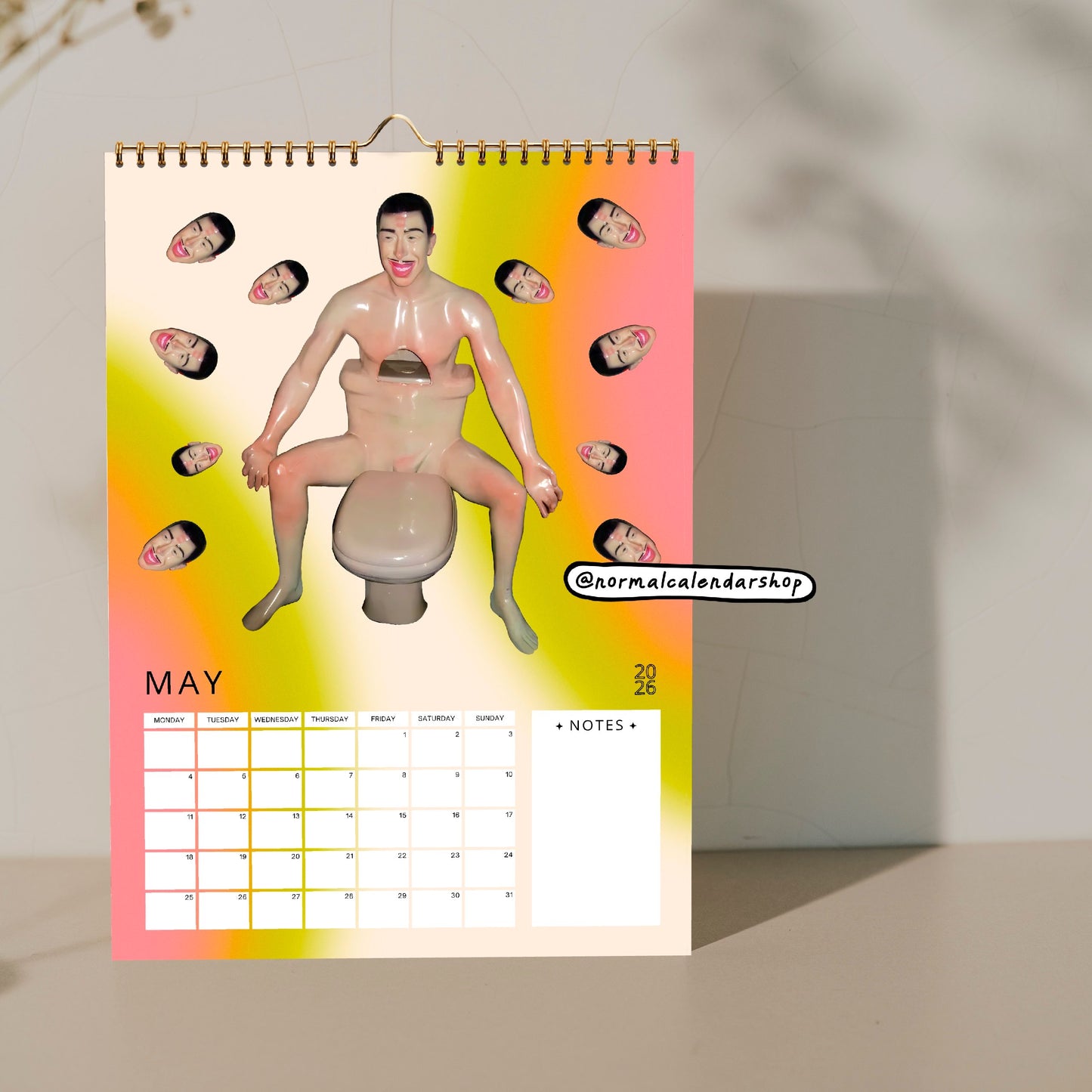 Weird Toilets 2026 Calendar