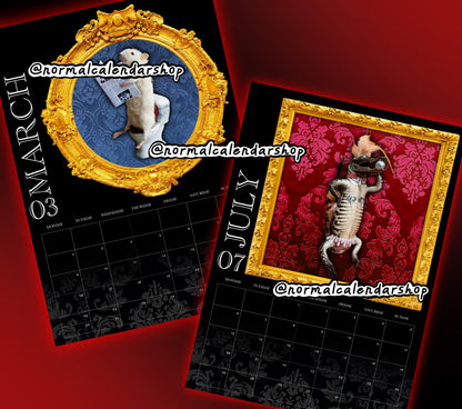 Tasteful Taxidermy Calendar 2026