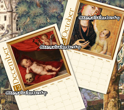 Weird Renaissance Babies 2026 Calendar