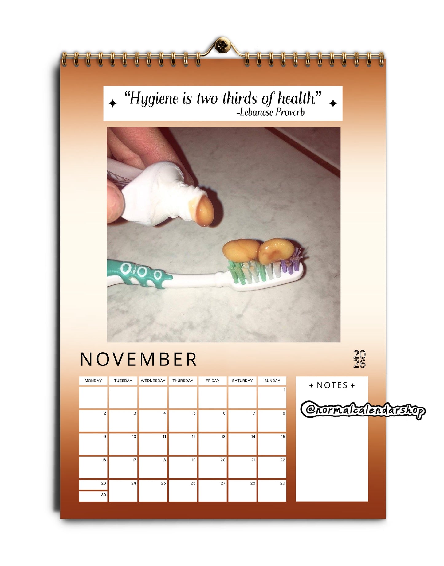 Baked Beans in Weird Places 2026 Calendar