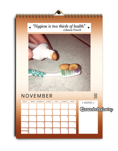 Baked Beans in Weird Places 2026 Calendar