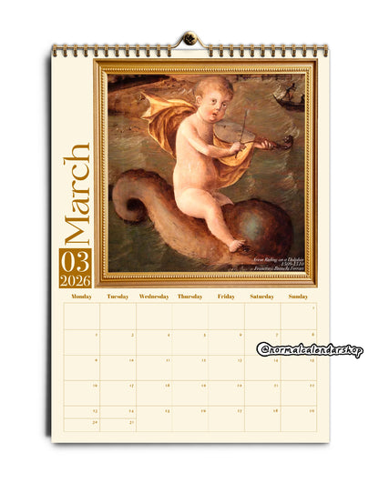 Weird Renaissance Babies 2026 Calendar
