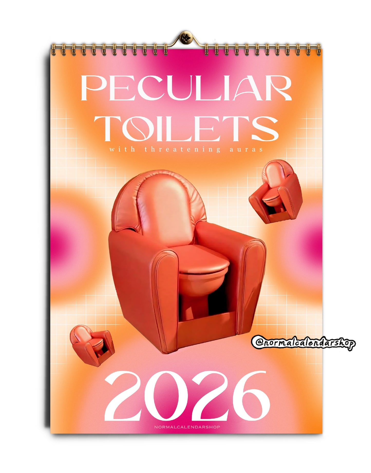 Weird Toilets 2026 Calendar