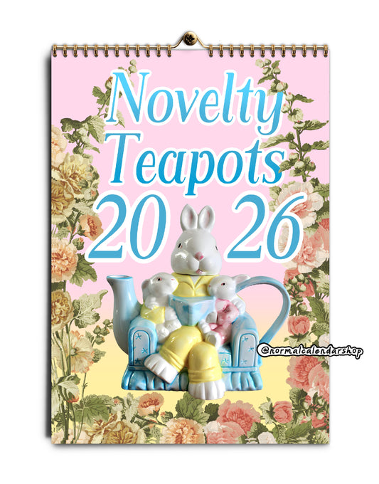 Novelty Teapots 2026 Calendar